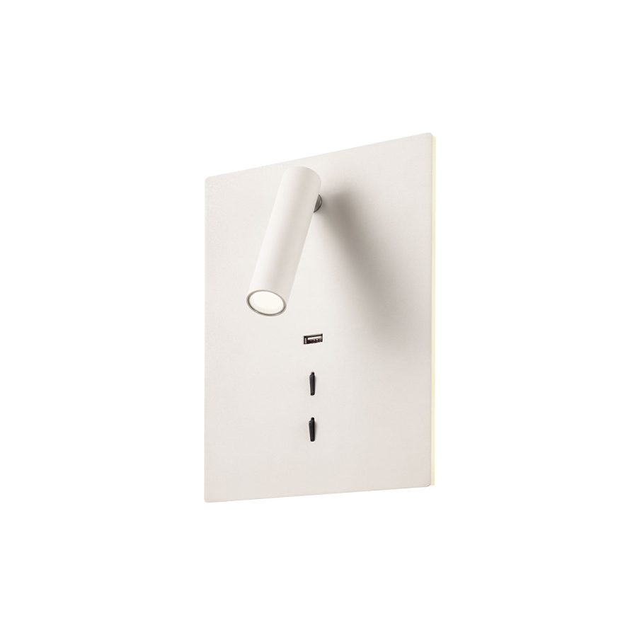 Aplică de interior Zen - Art. 01-2995, LED 19W USB 3000K, Alb