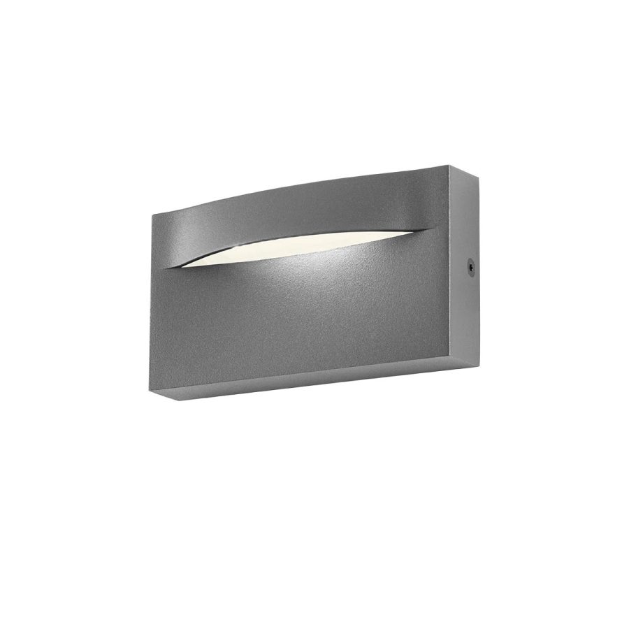 Aplică de exterior Polifemo - Art.  90426, Redo, LED SMD 8W IP65  3000K , Dark Grey