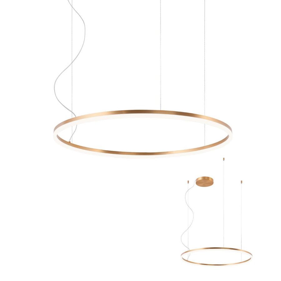 Suspensie de interior ORBIT Art. 01-1713-TRIAC, Redo, LED 55W 3000K D800, Bronze