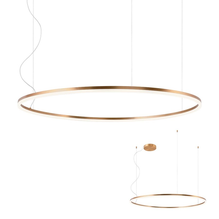 Suspensie de interior ORBIT Art. 01-1717-TRIAC, Redo, LED 84W 3000K D1200, Bronze