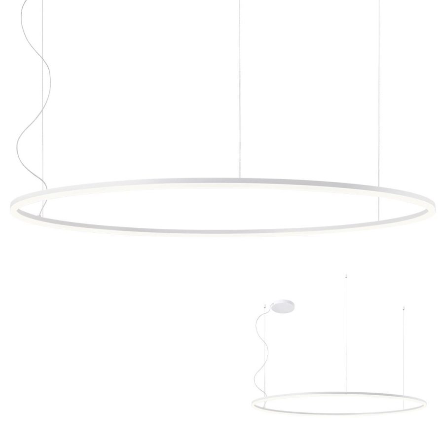 Suspensie de interior ORBIT Art. 01-1718-TRIAC, Redo, LED 105W 3000K D1500, Sand White