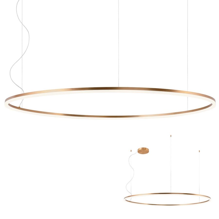 Suspensie de interior ORBIT Art. 01-1719-TRIAC, Redo, LED 105W 3000K D1500, Bronze