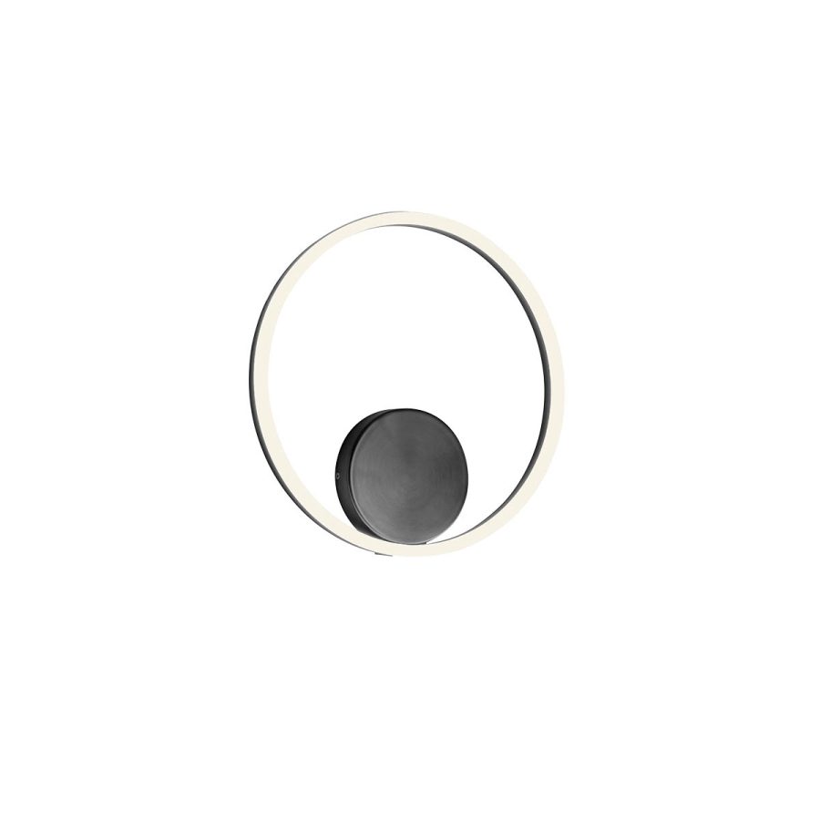 Aplică/Plafonieră de interior ORBIT Art. 01-1942-TRIAC, Redo, LED 25W 3000K D400, Sand Black