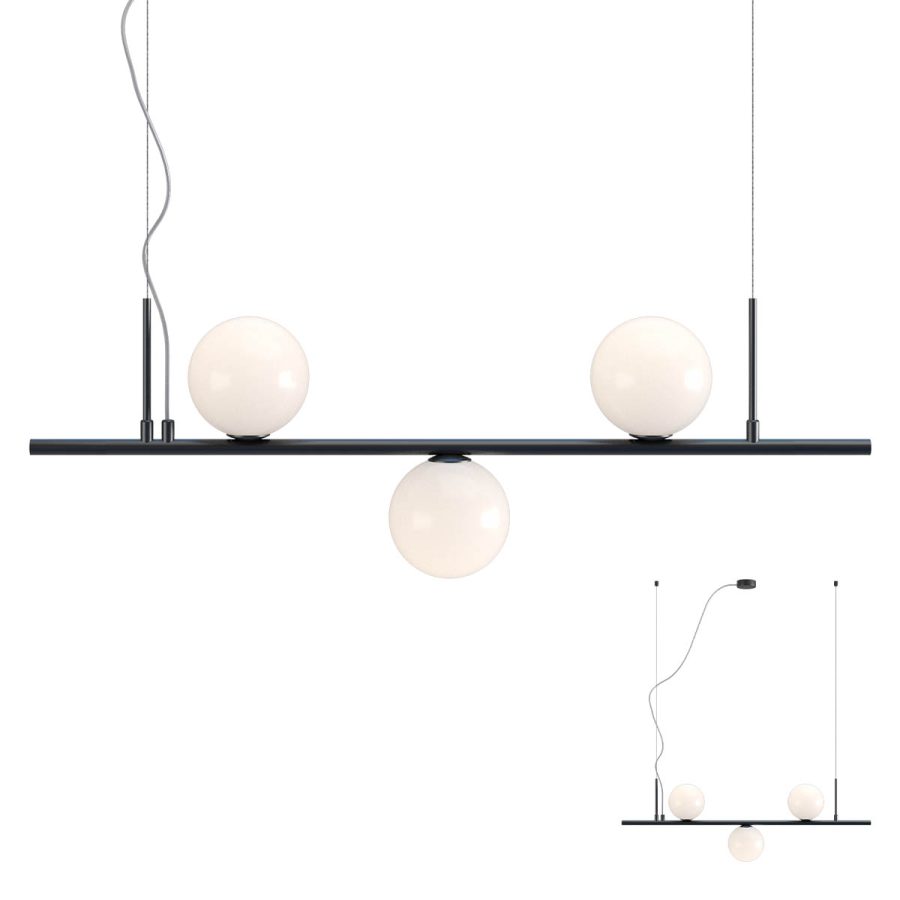 Suspensie de interior TALIS Art. 01-2647, Redo, 3X28W E14, Black