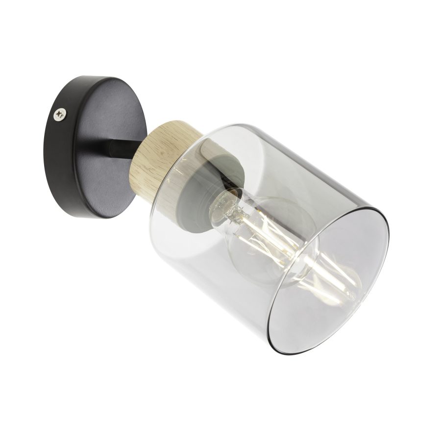 Aplică/Plafonieră pentru interior HANSEN - Art. 04-527, Smarter, E27 1X42W, Sand Black