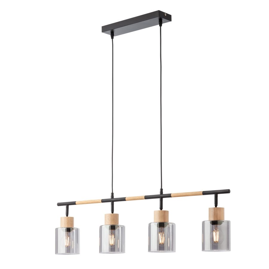 Suspensie pentru interior HANSEN - Art. 04-530, Smarter, E27 4X42W, Sand Black