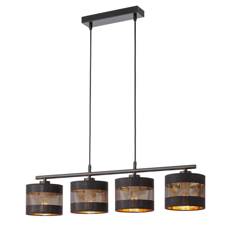 Suspensie pentru interior FLINT - Art. 01-2969, Smarter, 4X42W E27, Matt Black