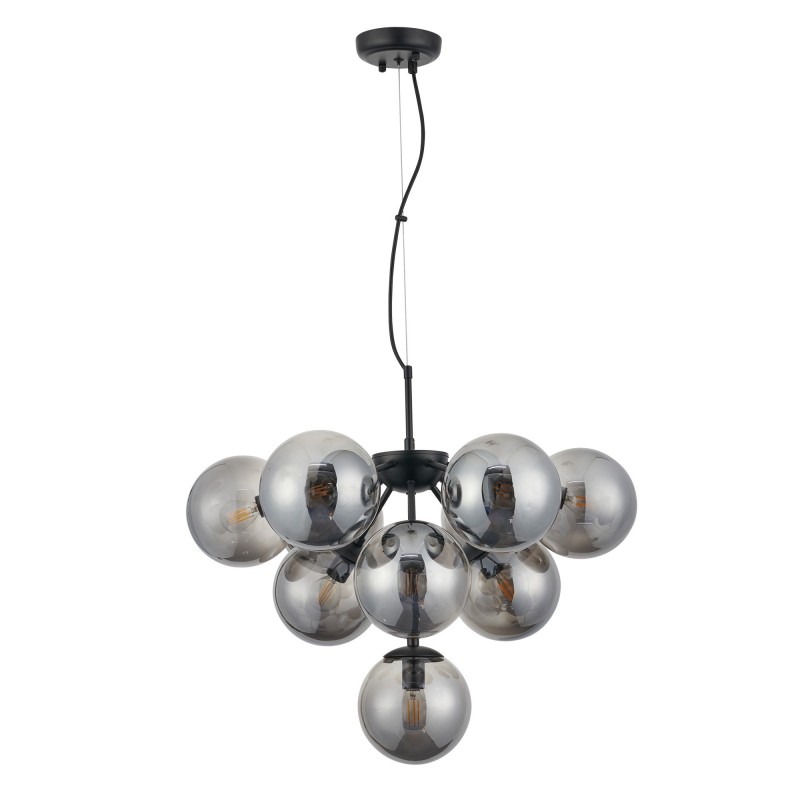 Suspensie pentru interior AGAPE - Art. 01-2941, Smarter, 10X28W E14, Matt Black