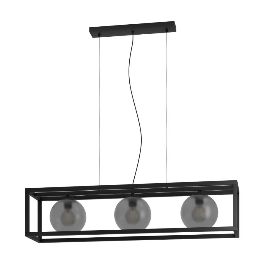 Lustră de interior ARANGONA - Art. 390215, Eglo, Negru