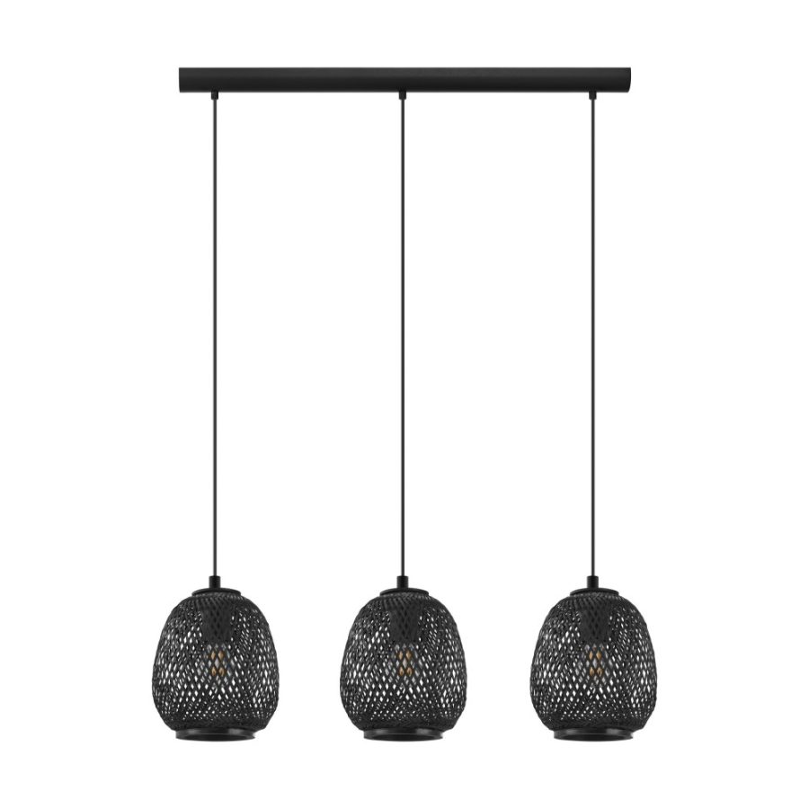 Lustră de interior DEMBLEBY 1 - Art. 43266, Eglo, Negru
