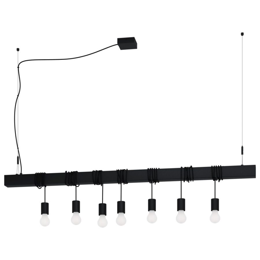 Lustră de interior TOWNSHEND-B - Art. 39938, Eglo, Negru