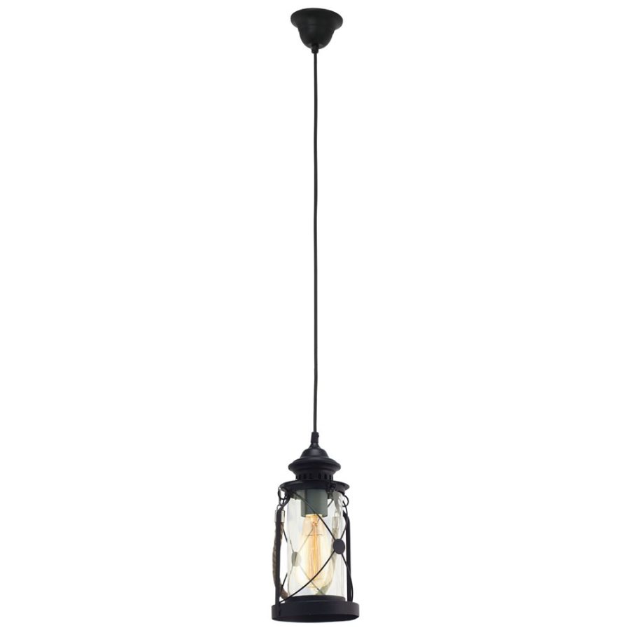 Pendul de interior BRADFORD - Art. 49213, Eglo, Negru