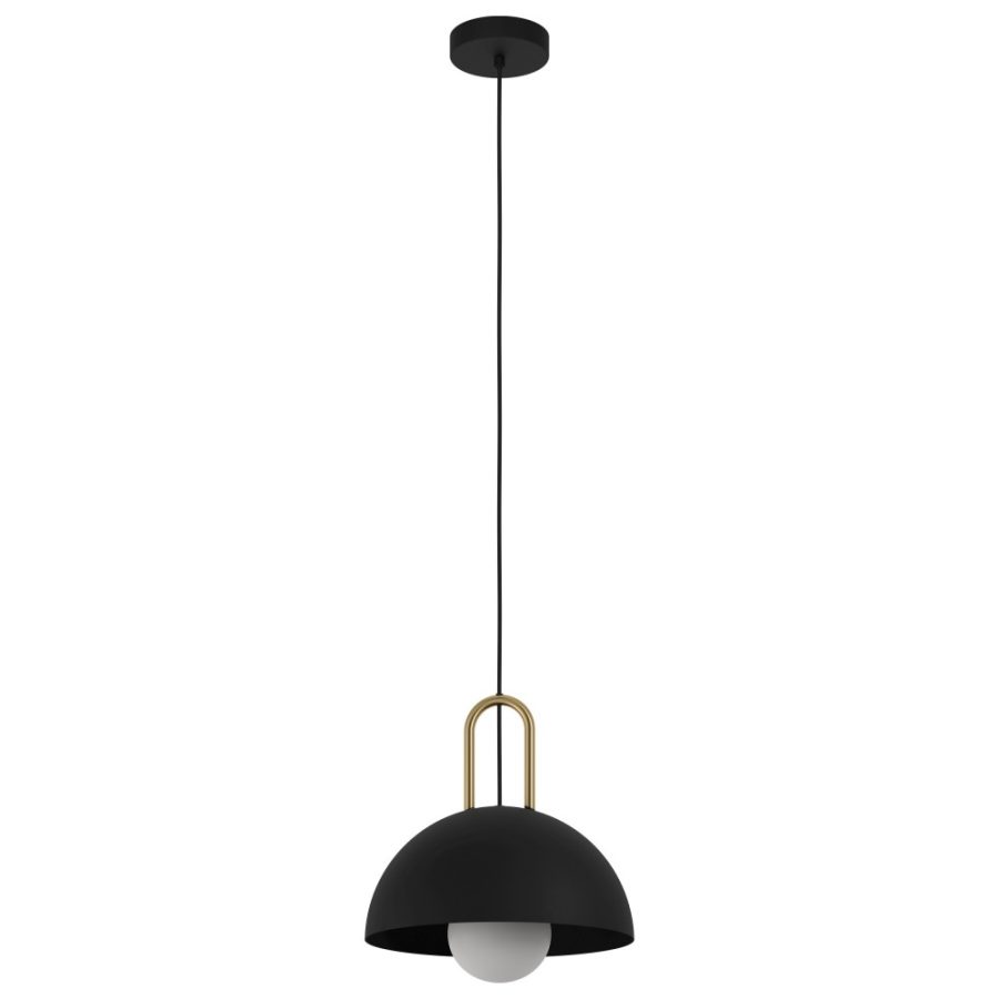 Lustră de interior CALMANERA - Art. 99693, Eglo, Negru, alamă
