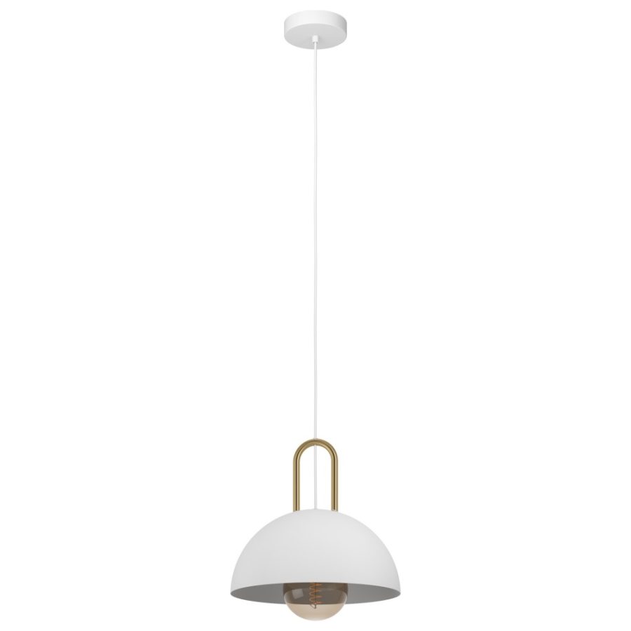 Lustră de interior CALMANERA - Art. 99695, Eglo, Alb, alamă