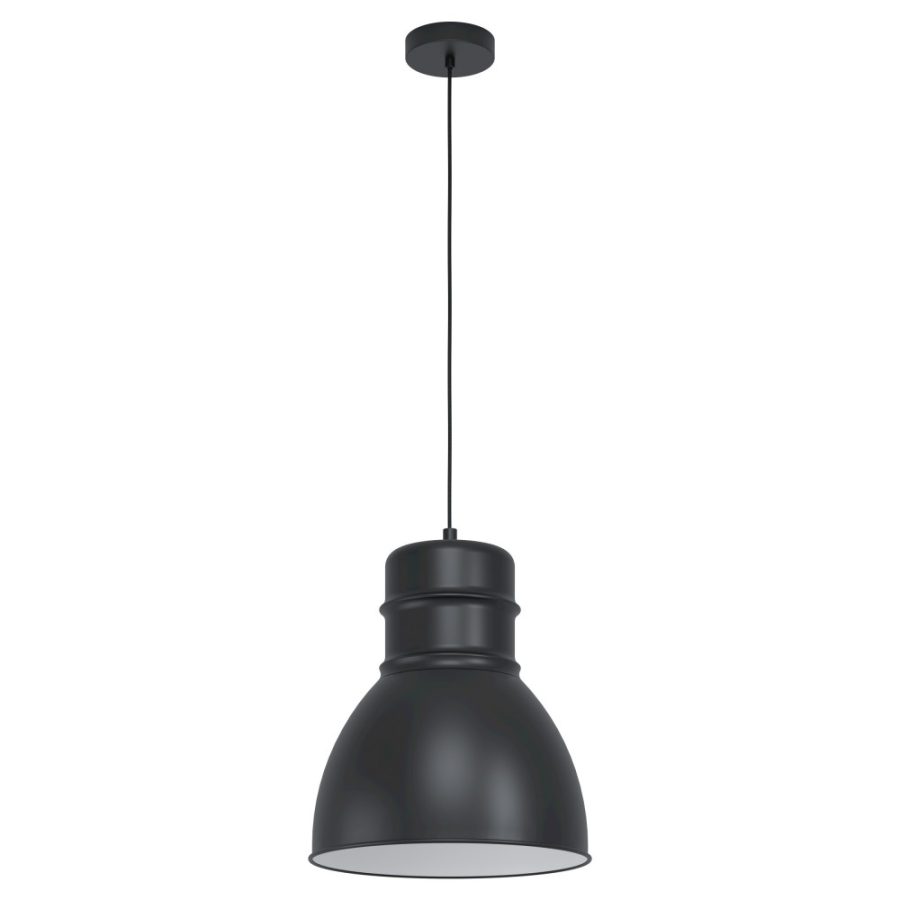 Lustră de interior EBURY - Art. 43621, Eglo, Negru, alb
