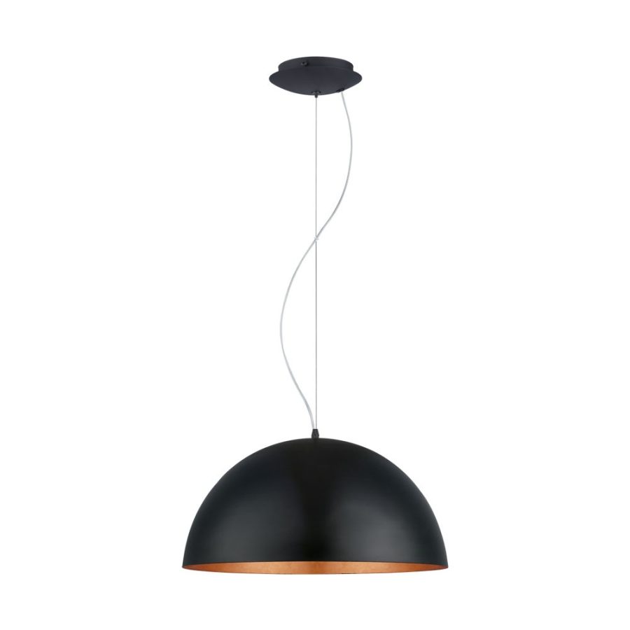 Pendul de interior GAETANO 1 - Art. 94938, Eglo, Negru, cupru