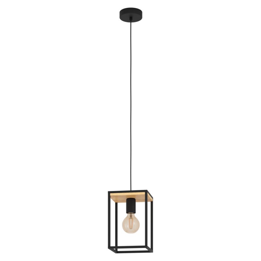 Lustră de interior LIBERTAD - Art. 99795, Eglo, Negru, maro