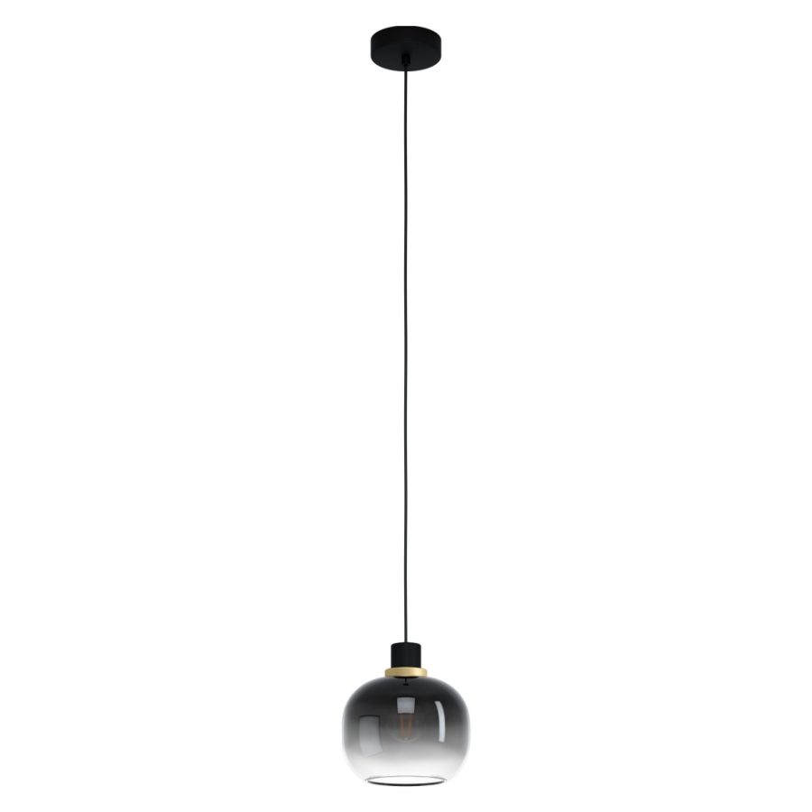 Lustră de interior OILELLA - Art. 99616, Eglo, Negru, alamă
