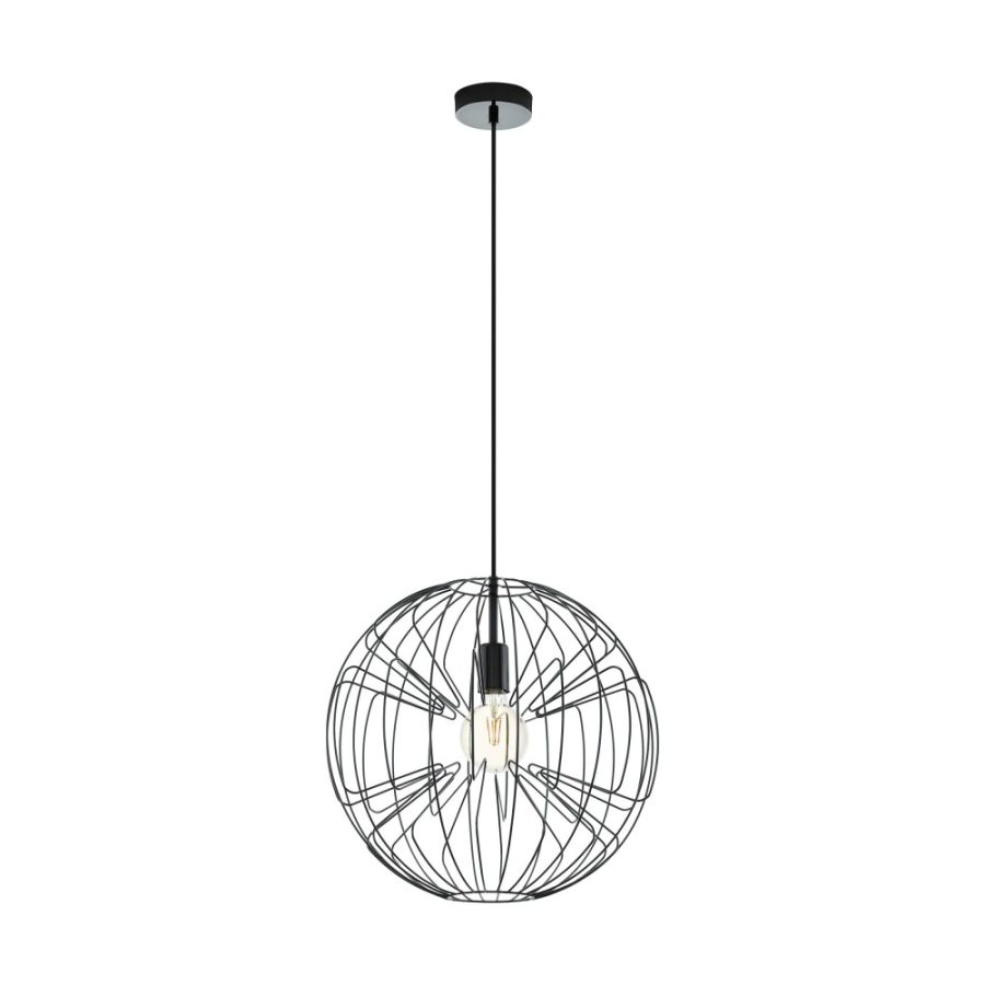 Pendul de interior OKINZURI - Art. 98688, Eglo, Nichel nero