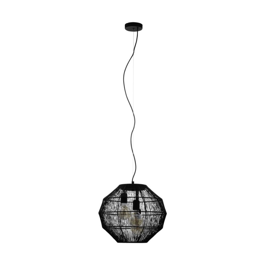 Lustră de interior ORBETELLO - Art. 390065, Eglo, Negru