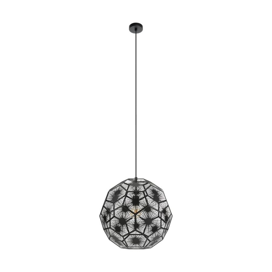 Pendul de interior SKOURA 1 - Art. 39619, Eglo, Negru
