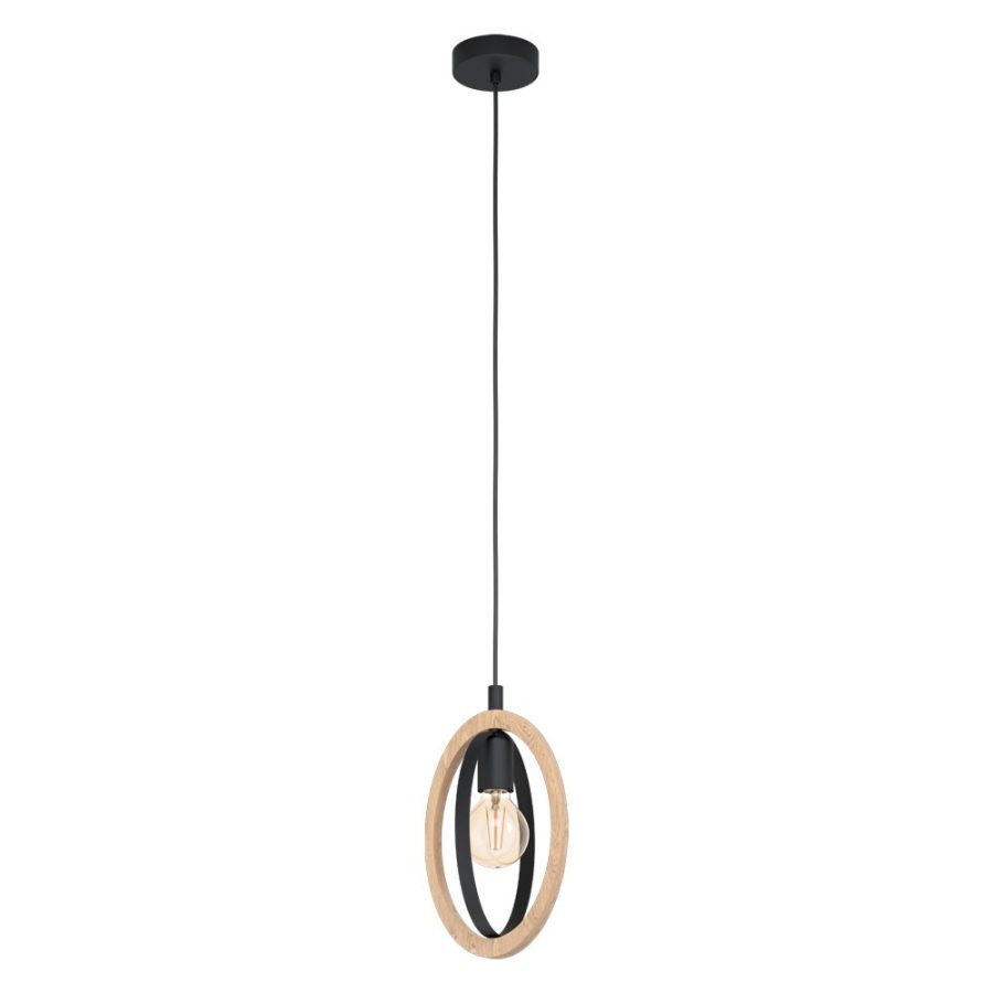 Pendul de interior BASILDON - Art. 43461, Eglo, Negru, maro