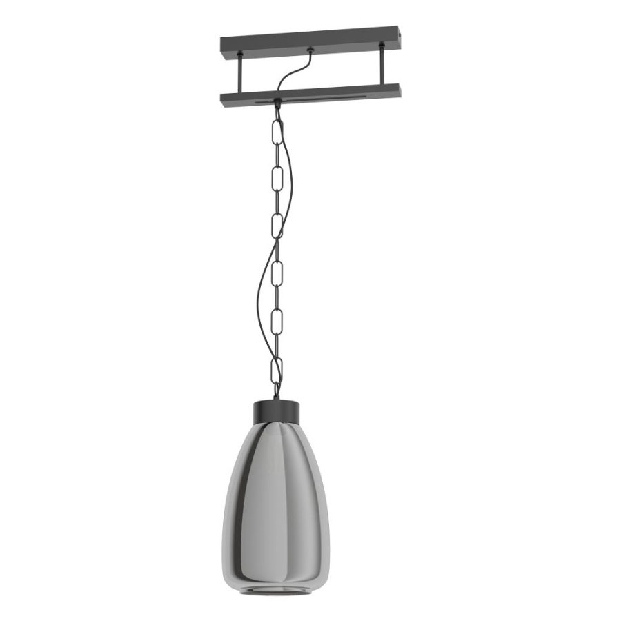 Pendul de interior BRICKFIELD - Art. 43394, Eglo, Negru