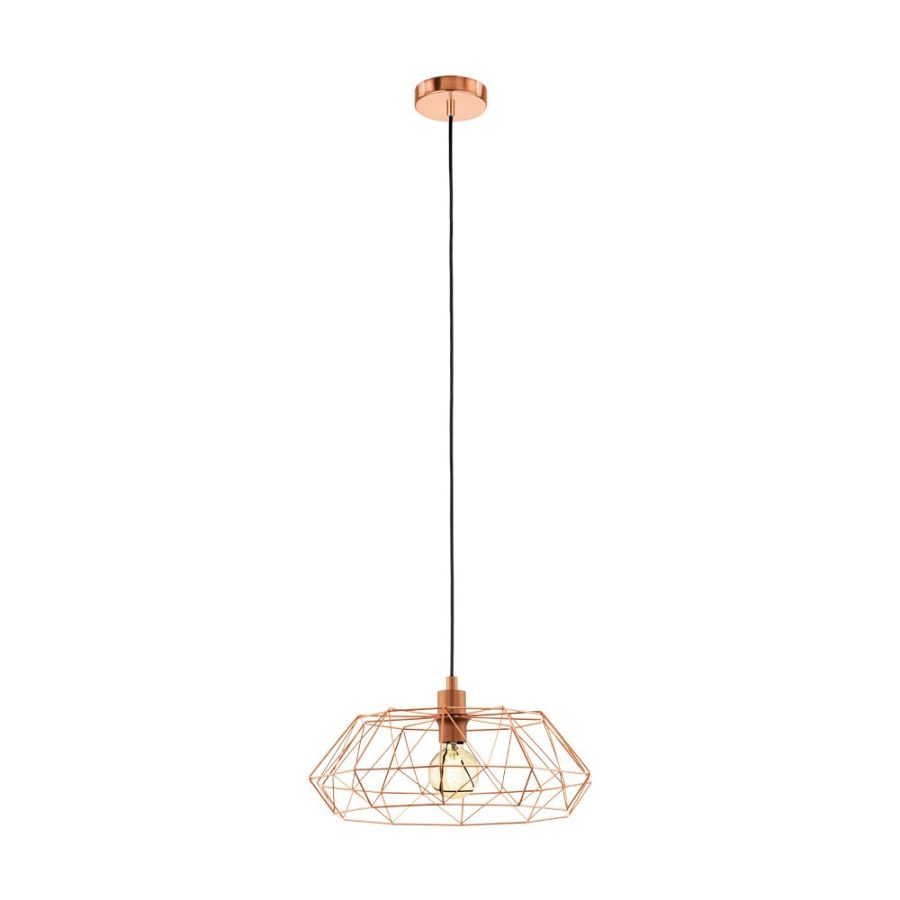 Pendul de interior CARLTON 2 - Art. 49488, Eglo, Cupru