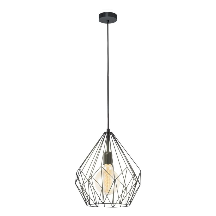 Pendul de interior CARLTON - Art. 49257, Eglo, Negru