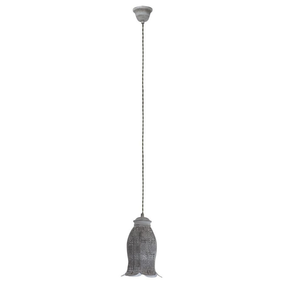 Pendul de interior TALBOT 1 - Art. 49208, Eglo, Gri închis
