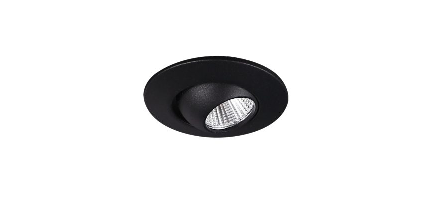 Spot de interior YUCA ROUND TILTED H0105, Maxlight, negru
