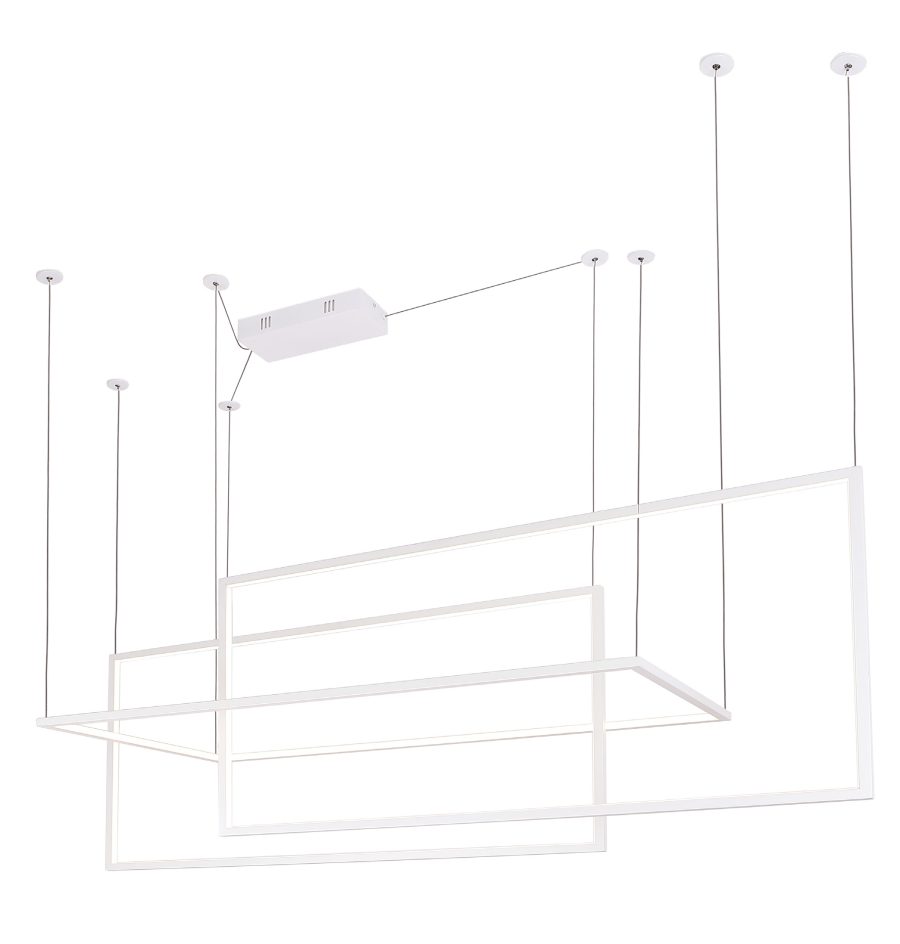 Suspensie de interior GEOMETRIC P0272, Maxlight, alb