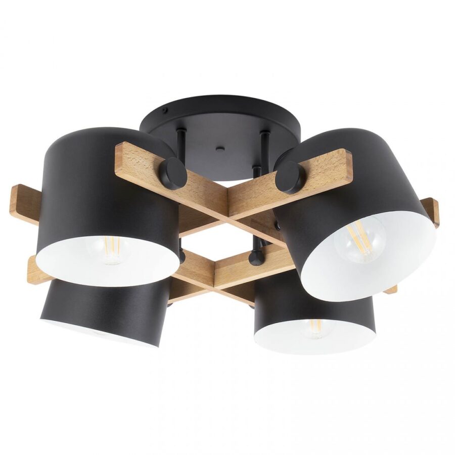 Plafonieră de interior POOH - Art. 01-2401, Smarter, Negru