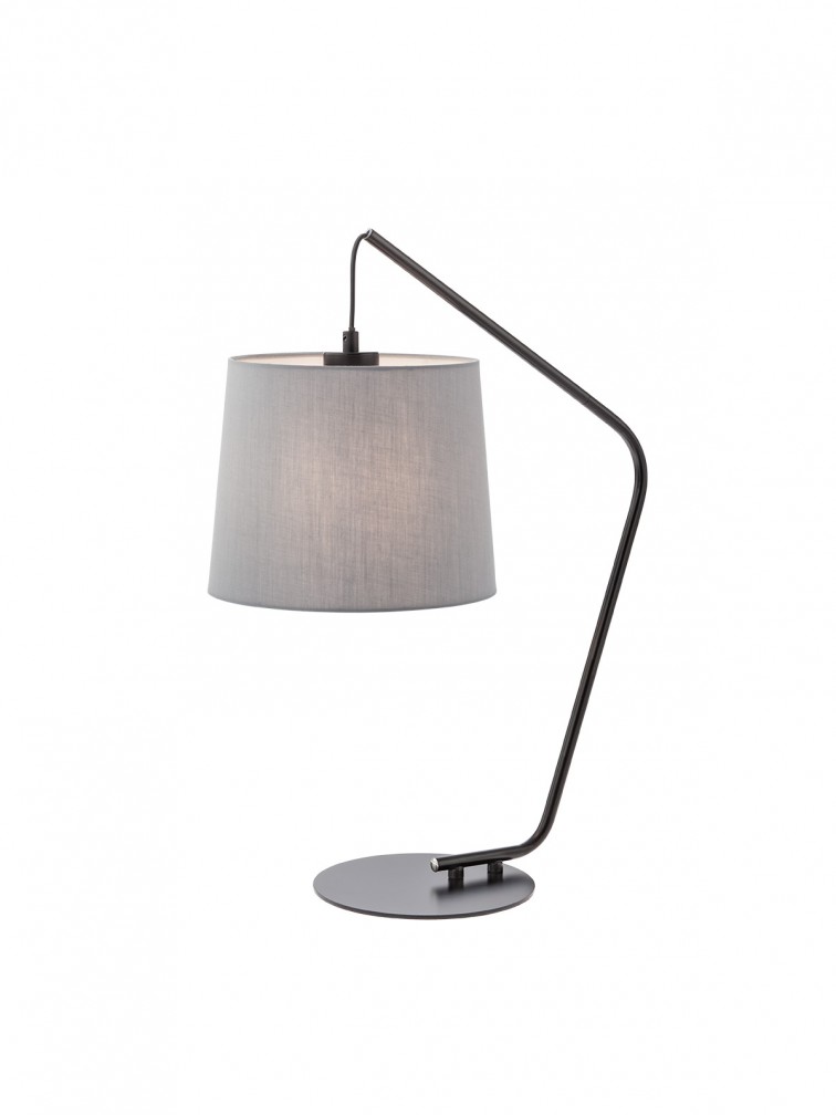 Veioză de interior KERMIT - Art. 01-3076, Smarter, Negru/Gri