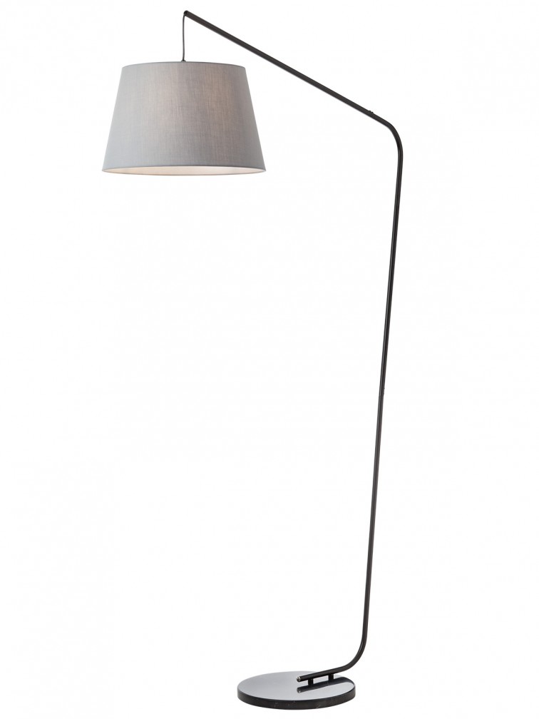 Lampadar de interior KERMIT - Art. 01-3078, Smarter, Negru/Gri