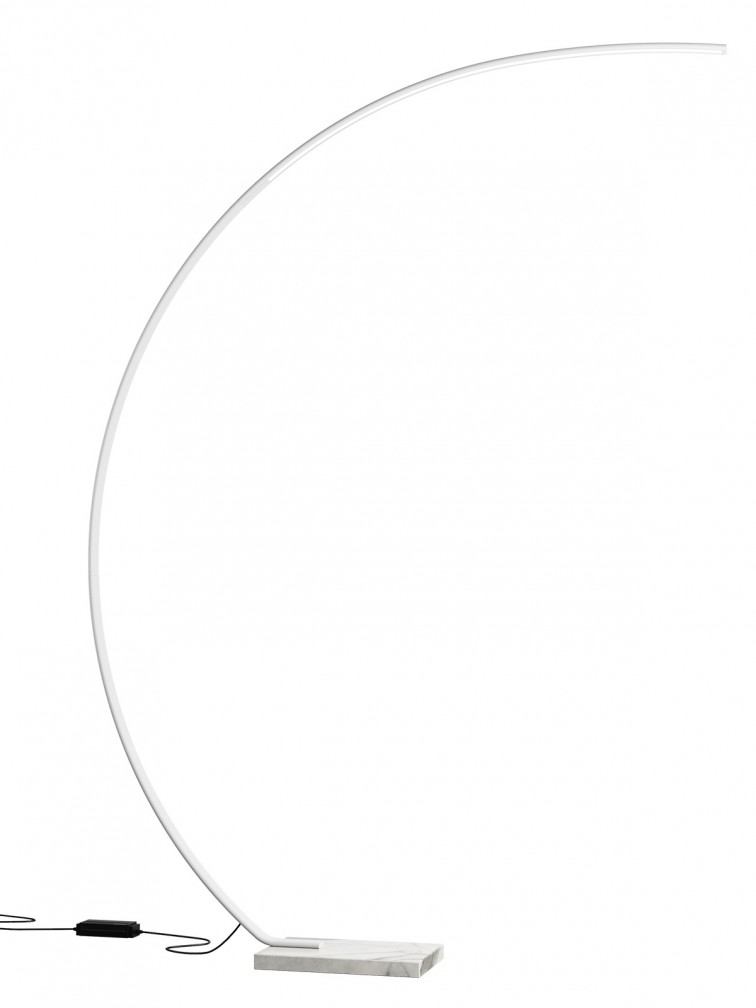 Lampadar de interior CARVER - Art. 01-3216, Smarter, Alb Mat