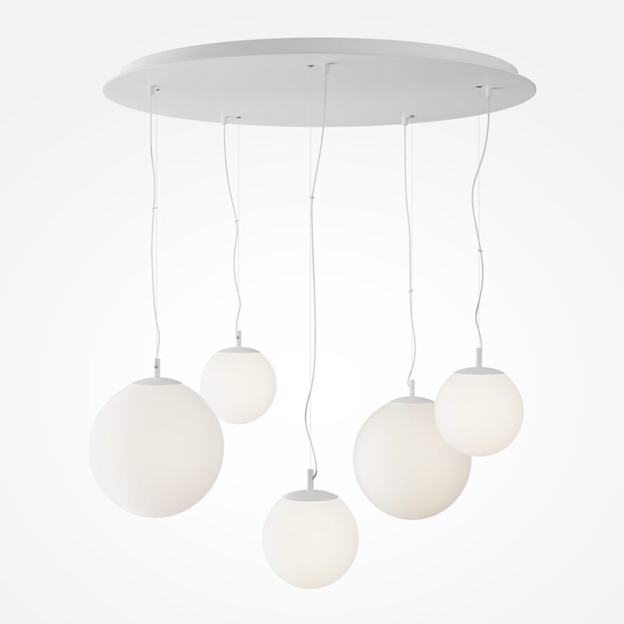 Pendul de interior Maytoni Basic form - Art. MOD321PL-05W1, Alb Mat