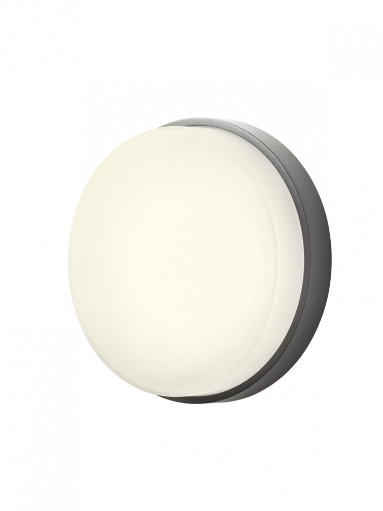 Aplică pentru exterior URANIA - Art. 90516, Smarter, Gri închis, LED