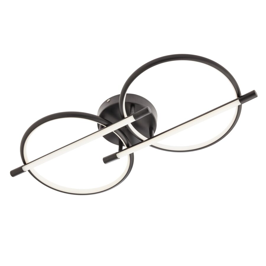 Plafonieră pentru interior OLIMP - Art. 01-2704, Smarter, LED 50W 3000K-6000K, Sand Black