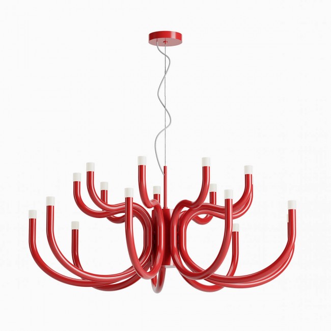 Candelabru de interior LUXOR - Art. 01-3233, Redo, LED, 81W, Roșu