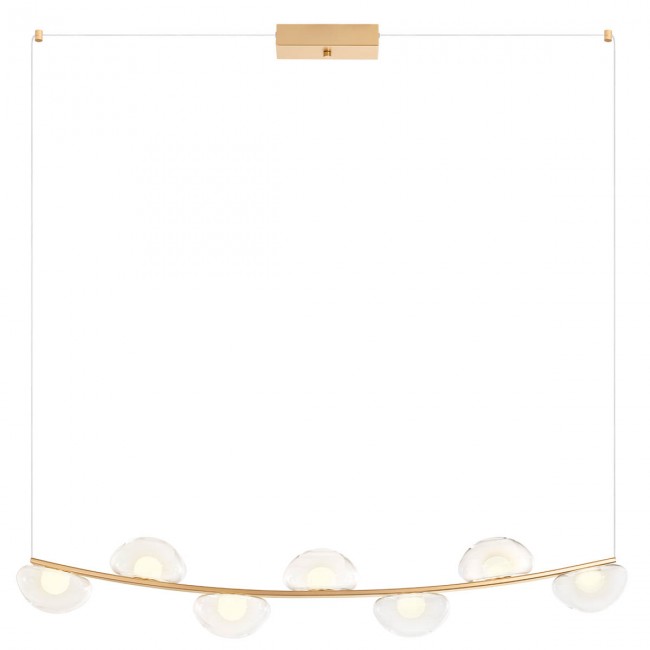 Suspensie de interior SINCLAIR - Art. 01-3245, Redo, LED, 42.7W, Auriu