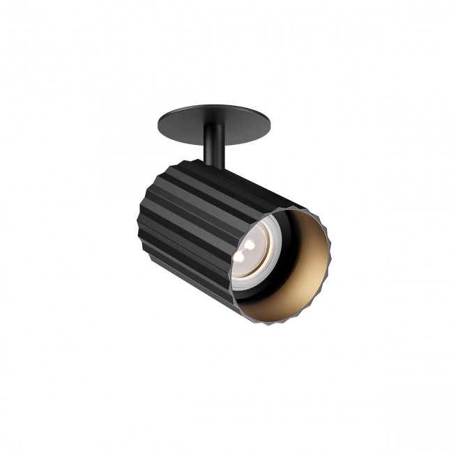 Miniproiector de interior DELPHI - Art. 01-3400, Redo, GU10 1X7W, Negru Mat