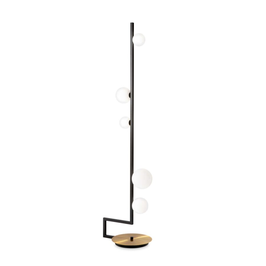 Lampadar de interior BIRDS - Art. 273662, Ideal Lux, Negru