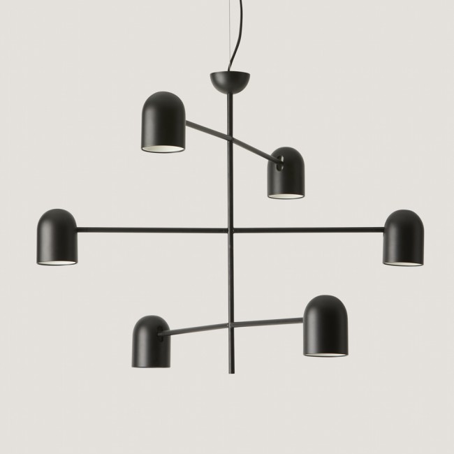 Lustră de interior PIPE - Art. C1293, Aromas del Campo, Negru