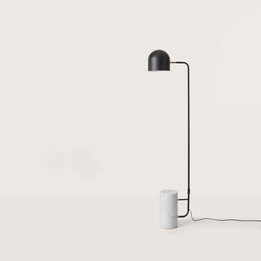 Lampadar de interior LUCA - Art. P1237, Aromas del Campo, Negru/Alb