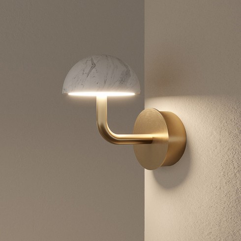 Aplică de interior DUSSA - Art. A1307, Aromas del Campo, Alb/Auriu