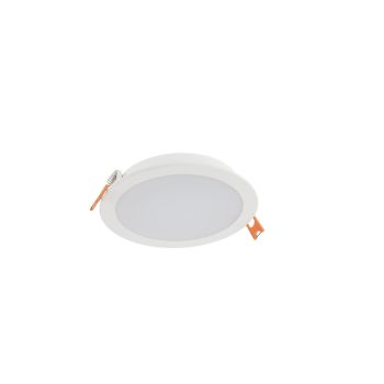 Corp încastrat rotund cu LED XFACE 12W 100-240V AC 3000K CRI.80 IP40 120° Alb mat