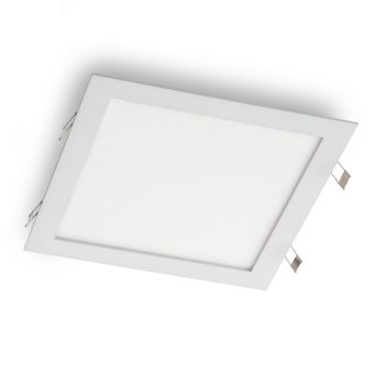 Corp încastrat pătrat cu LED XFLAT 30W 220-240V AC 3000K CRI.83 IP40 110° Alb mat