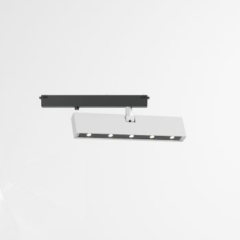 Proiector liniar orientabil XCLICK S 4,5W 48V DC 3000K CRI.90 20° 201x14,6x60 mm IP20 UGR<16 MWH