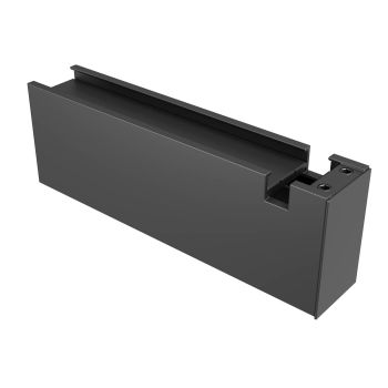 Element linear de structură pentru montaj aparent XCLICK S 10cm echipat cu circuit pentru 48V DC IP20 Negru